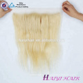 Haute Qualité Vison Brésilien Vierge Humaine Cheveux Cendre Blond Couleur 13 * 4 Suisse Dentelle Frontale